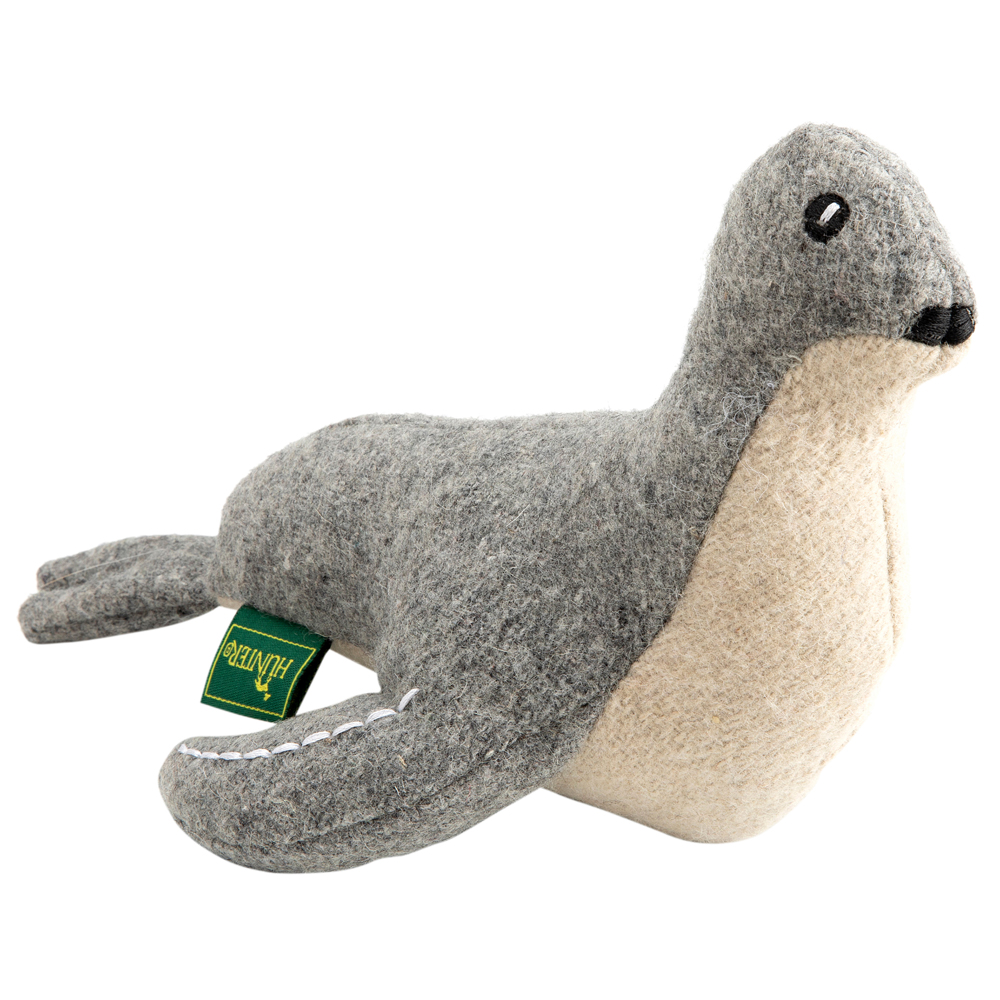 HUNTER Hunde-Plüschspielzeug Skagen Seerobbe grau, Länge: ca. 25 cm von Hunter