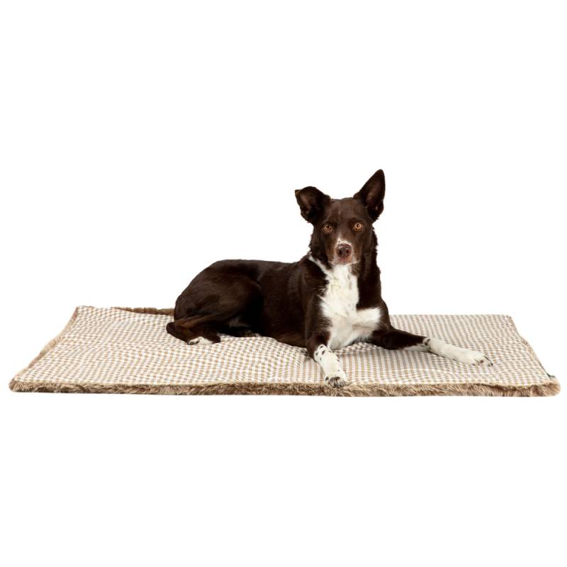 HUNTER Hundedecke Astana Karo beige, Maße: ca. 120 x 80 cm von Hunter