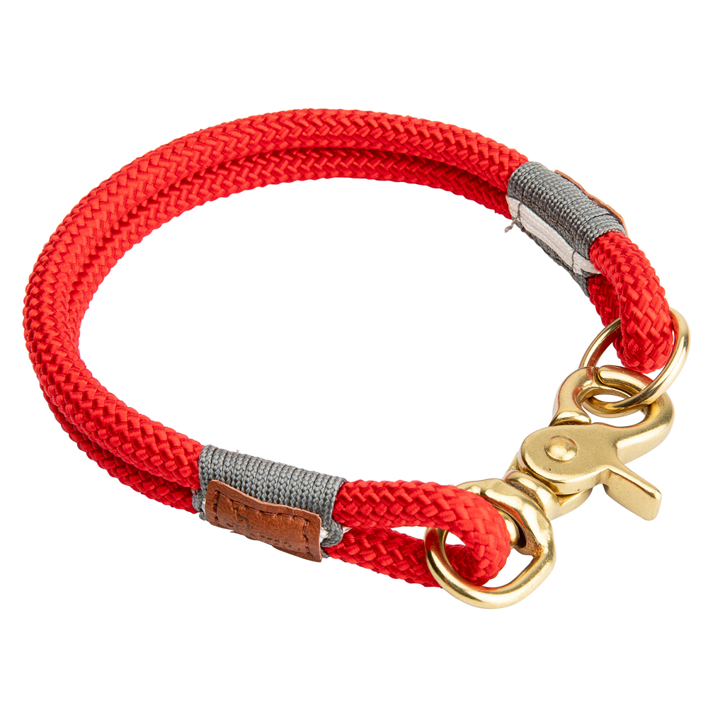 HUNTER Hundehalsband Oss rot, Gr. 70, Breite: 2 x Ø ca. 12 mm, Länge: ca. 65 cm von Hunter