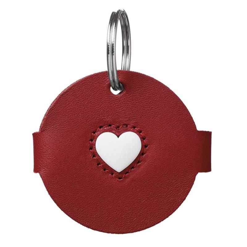 HUNTER Hundemarken-Etui Love rot, Gr. M, Durchmesser:  ca. 4,8 cm von Hunter