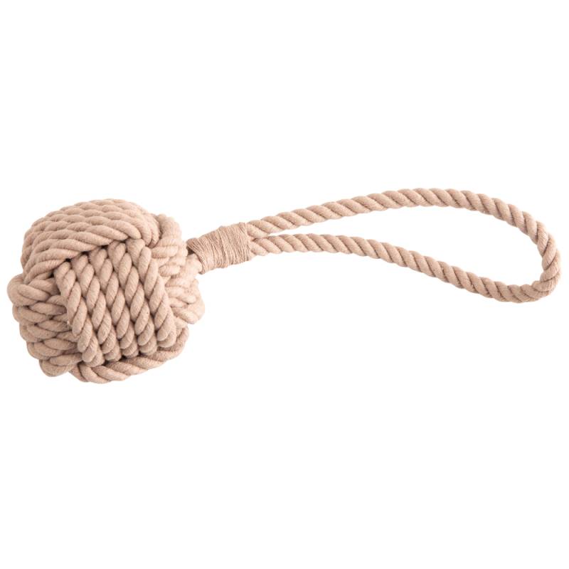 HUNTER Hundespielzeug Schleuderball Inari beige, Länge: ca. 20 cm, Durchmesser:  ca. 10 cm von Hunter