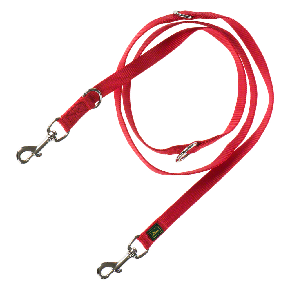 HUNTER Set: Halsband Vario Basic + Hundeleine, rot - Halsband Größe L + Leine 200 cm, 20 mm von Hunter