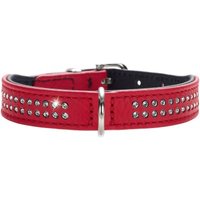 Hunter Halsband Diamond Petit rot/ schwarz 32 cm von Hunter