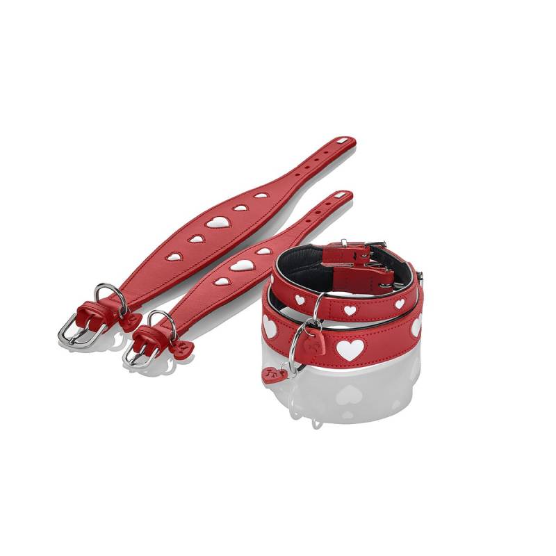 Hunter Halsband Love rot/schwarz 32/XS von Hunter