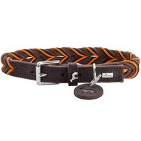 Hunter Halsband Solid Education Cord dunkelbraun 55 cm von Hunter