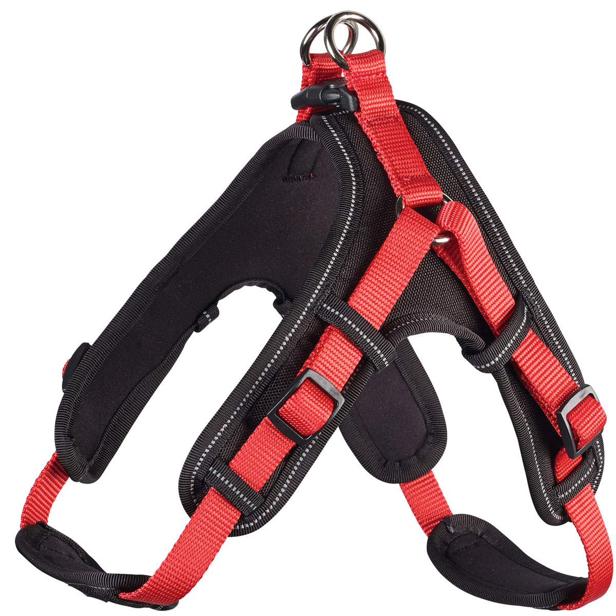 Hunter Neopren Geschirr rot/schwarz 77-100/L-XL von Hunter