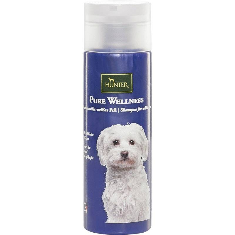 Hunter Pure Wellness Hundeshampoo für weißes Fell - 200 ml (27,00 € pro 1 l) von Hunter