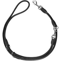 Dog Sport Verstellbare Führleine Round & Soft Canadian Up schwarz 1,4 cm von Dog Sport