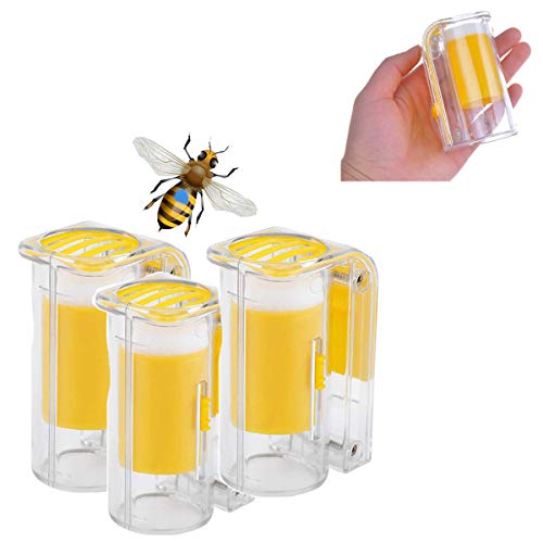 HunterBee 3 Stück Queen Catcher Kunststoff Bee Queen Kennzeichnung Catcher, Marker Flasche von HunterBee