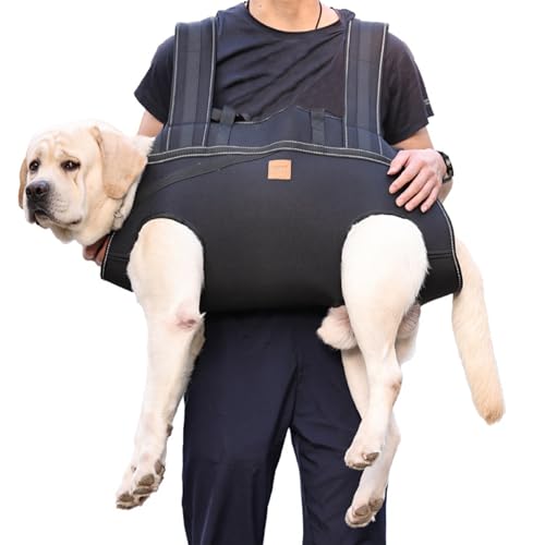 Hunde -Rucksackgurt für große Hunde Ganzkörper Hundekabelbaum mit sicherem Griff und robust Easy Walk Hundegurt für schwache hintere Beine, hilft älteren, verletzten, behinderten Hunden, XL von Huraoerrrr