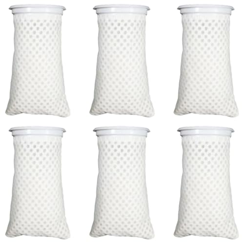 Huraoerrrr 6pcs Aquarium -Medienbeutel, 4 Ring mit 6 Langwabenfilter -Mesh -Taschen mit hoher Durchlässigkeit wiederverwendbarer Wasserfilter für Aquarium -Industriechemikalie Huraoerrrr 6pcs Aquarium -Medienbeutel, 4 Ring mit 6 Langwabenfilter -Mesh -Taschen mit hoher Durchlässigkeit wiederverwendbarer Wasserfilter für Aquarium -Industriechemikalie von Huraoerrrr