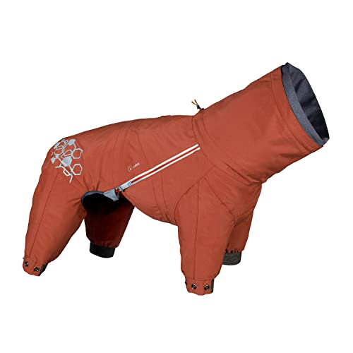 Hurtta Mudventure Overall ECO, Hunderegenmantel, Wasserdicht, Cinnamon-Orange, 30M von Hurtta