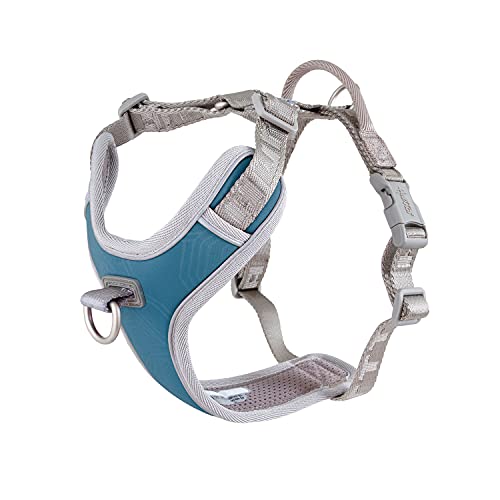 Hurtta Venture No-Pull Geschirr für Hunde, reflektierend, verstellbar, wasserdicht, Bilberry Blau 40-45 cm von Hurtta