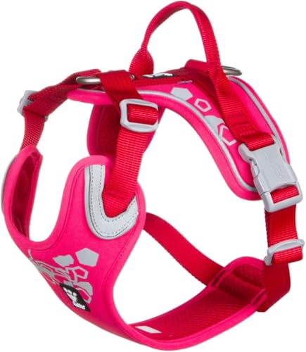 Hurtta Weekend Warrior Hundegeschirr, Brustgeschirr für Hunde, Ruby-Rot, 45-60 cm von Hurtta