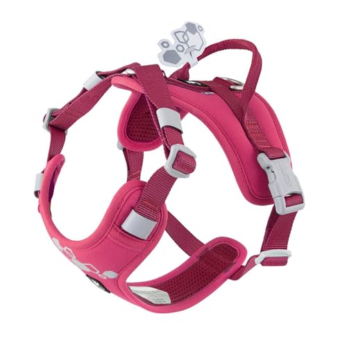 Hurtta Weekend Warrior Hundegeschirr II ECO (Ruby, rosa, 40-50 cm) von Hurtta