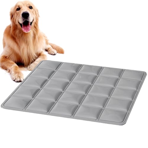 Husoiuy Haustier Sleeping Cool Matte, Hundekühlkissen - Wiederverwendbare Gel -Hundruhe -Matte für Zwinger | Haustierkühlmaterial, Heißwetterzubehör für Boden, Camping, Sofa von Husoiuy