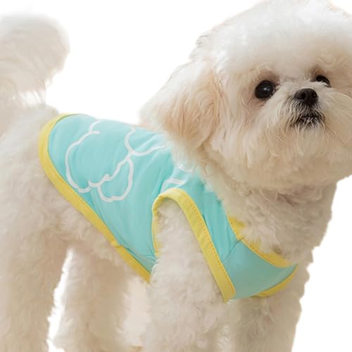 Hutnncg Sommerkleidung für Hunde,Hunde-Sommershirt | Weiches, atmungsaktives Hundeshirt, Kühlweste für Hunde - Kleines Hundeshirt, Chihuahua-Kleidung für den täglichen Gebrauch, Sport, Spazierengehen, von Hutnncg