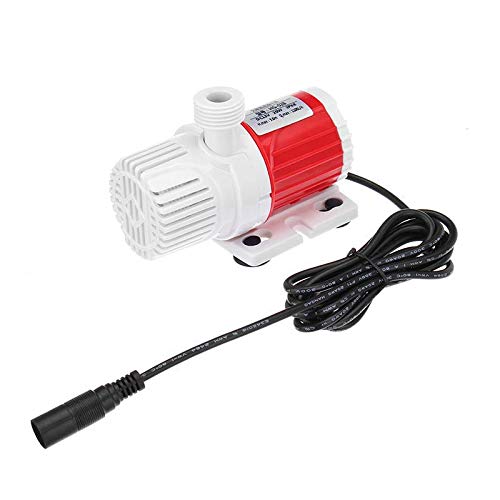 Huudngeje 20 Watt 12 V Dc 1100L/H Tauchwasserpumpe Marine Steuerbare Einstellbare Geschwindigkeit Wasserpumpe Aquarium von Huudngeje