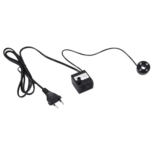 Huudngeje 3W Tauch Wasser Pumpen mit 4 LED Licht Pumpe Aquarium Brunnen Fisch Teich Tank EU Stecker von Huudngeje