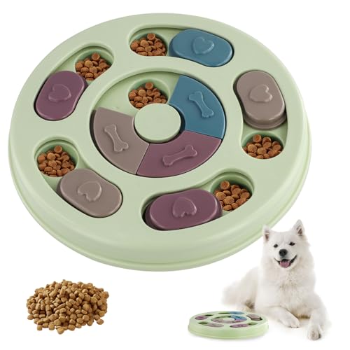 Hundespielzeug Intelligenz, Interaktives Verlangsamen Sie das Essen von Hundespielzeug, Lernspielzeug Intelligenzspielzeug für Hunde,Welpen und Katzen von HuuppHip