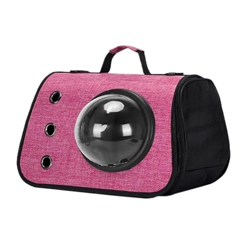 Cat Bag Carrier, Travel Transport Puppy Carrier Breathable Bag, Portable Pet Supplies, Foldable Carrying Case with Window for Small Medium Cats and Dogs, 15.75x10.63x9.84 Inches von Huvqianu