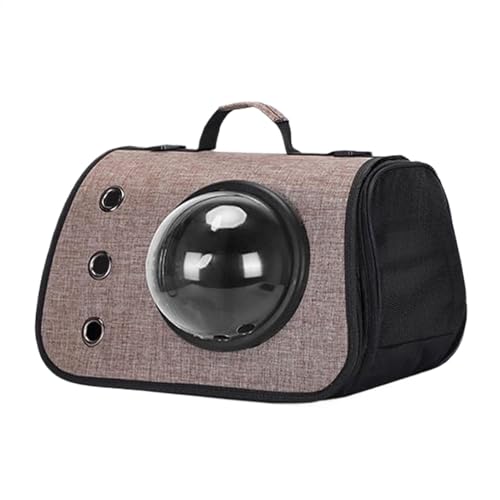 Cat Bag Carrier, Travel Transport Puppy Carrier Breathable Bag, Portable Pet Supplies, Foldable Carrying Case with Window for Small Medium Cats and Dogs, 15.75x10.63x9.84 Inches von Huvqianu