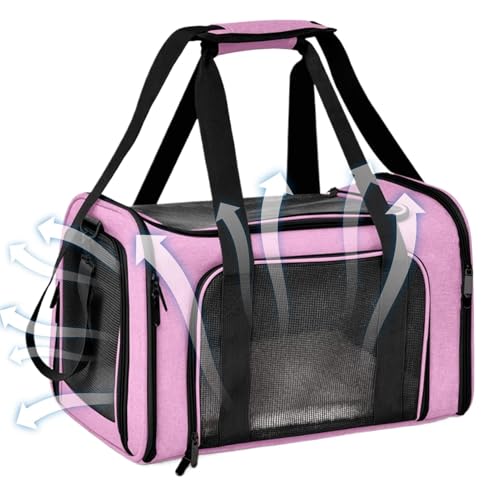 Cat Carrier, Pet Travel Carrier, Small Pet Carrier, Foldable Pet Carrier, Portable Cat Carrier Foldable Pet Carrier Bag for Travel for Small Pets Like Kittens and Puppies von Huvqianu