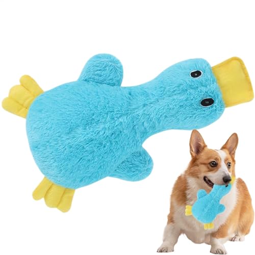 Dog Chew Toy Plush, Adorable Cartoon Duck, 14.57x9.45in Engaging Puppy Toy, Perfect Companion in Outings, Ideal Pulling and Biting, Fun for Small, Medium, Large Dogs von Huvqianu