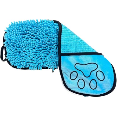 Drying Towel, Absorbent Soft Bath Towel, 21x7in Quick Drying Pet Robe, Dog Supplies,Washable, Gentle on Skin, Perfect for Puppies and Cats After Bathing von Huvqianu