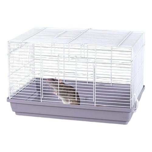 Hamster House, Portable Gerbil Home with Ventilated Design, 18.5x11.81in Small Animal Habitat Featuring Detachable Bottom, Ideal Pet Cage Accessories for Comfortable Living Space von Huvqianu