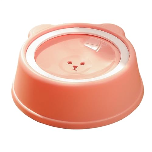 Hund Wassernapf, Futternapf, No Tip Dish und Slow Water Feeder, Rutschfester Trinkspender, Tränke für Hunde Katzen, Haustierbedarf, 24 x 24 x 8,3 cm von Huvqianu