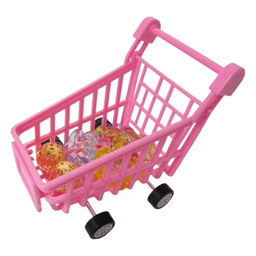 Huvqianu Bird Shopping Cart | Conure Trolley Toy | Parrot Training Toy, Bird Intelligence Toy, Tiny Shopping Cart, Bird Trick Toys, Parrot Training Cart, Tabletop Bird Toy, Conure Training Toy von Huvqianu