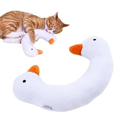 Huvqianu Cat Chew Toy, Stuffed Animal Pillow, 9.84x2.05in Interactive Teaser Wand, Pet Chew Toys, Crinkle Sound Teething Sticks for Indoor Outdoor Play, Fun Pet Accessory von Huvqianu