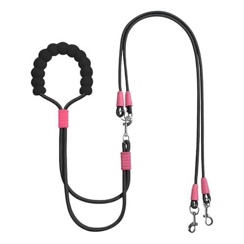 Huvqianu Gurt für Zwei Welpen, Seil für Zwei Hunde, für kleine und mittelgroße Tiere, Outdoor-Werkzeug mit Verstellbarer Länge für Spaziergänge, Wandern, Camping Huvqianu Gurt für Zwei Welpen, Seil für Zwei Hunde, für kleine und mittelgroße Tiere, Outdoor-Werkzeug mit Verstellbarer Länge für Spaziergänge, Wandern, Camping von Huvqianu