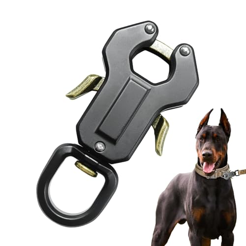 Huvqianu Hundeleinen-Hardware, Verschluss aus Zinklegierung für Hundeleine, Haustier-Welpenhalsband, Schnellverschluss-Schnalle für tägliches Training, Outdoor-Aktivitäten, Wandern, Camping Huvqianu Hundeleinen-Hardware, Verschluss aus Zinklegierung für Hundeleine, Haustier-Welpenhalsband, Schnellverschluss-Schnalle für tägliches Training, Outdoor-Aktivitäten, Wandern, Camping von Huvqianu