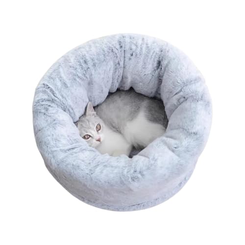 Huvqianu Katzenbett für den Winter, Tragbares Katzenbett, Katzenbett mit weichem Stoff, Geschlossener Katzenschlafsack, Katzenbett für alle Jahreszeiten, Katzenbett für kleine Katzen, Stilvolles von Huvqianu