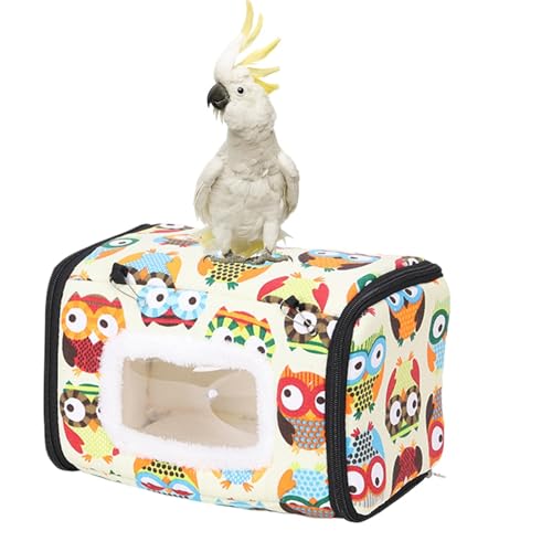 Parrot Cotton Nest, Winter Bird House, Cartoon Bird Cage, Bird Sleeping Bed, Warm Parrot Nest, Parrot Cage Accessories, Bird Hideaway Bed, Budgie Sleeping Nest, Cozy Parrot House, Parakeet Cotton Bed, von Huvqianu