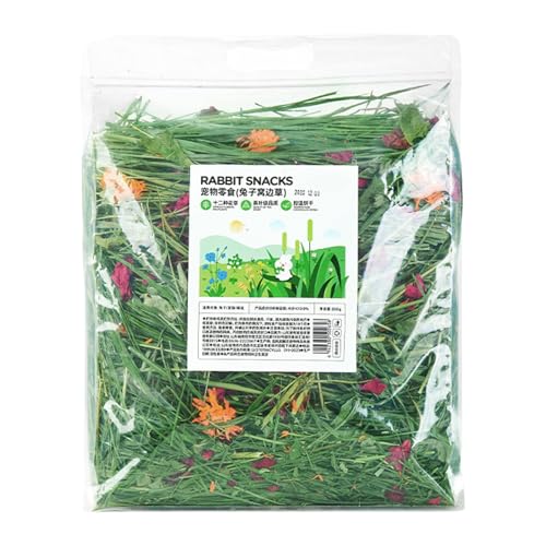 Rabbits Hay Food, Safe Natural Grass Hay Bedding, Purpose Healthy Pet Food Improves Digestion for Gerbils, Hamsters, and Chinchillas, 11.81x11.81x2.36 Inches von Huvqianu