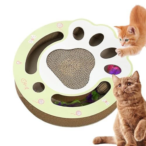 Huxibai Catcher Catcher Catcher, Cat Cracking, Kratzbrett für Katzen | Robustes, interaktives multifunktionales interaktives Kugelspielzeug für Kätzchen allein Sofa zu Hause Huxibai Catcher Catcher Catcher, Cat Cracking, Kratzbrett für Katzen | Robustes, interaktives multifunktionales interaktives Kugelspielzeug für Kätzchen allein Sofa zu Hause von Huxibai