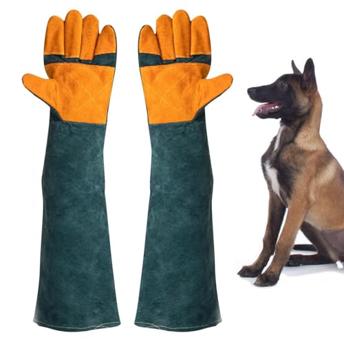 Handschuhe für die Handhabung von Tieren – bissfeste Katzenhandschuhe | bissfeste Katzenhandschuhe | Mehrzweckhandschuh für Haustiere zur Pflege | Schutzhandschuhe Resist von Huyeruie