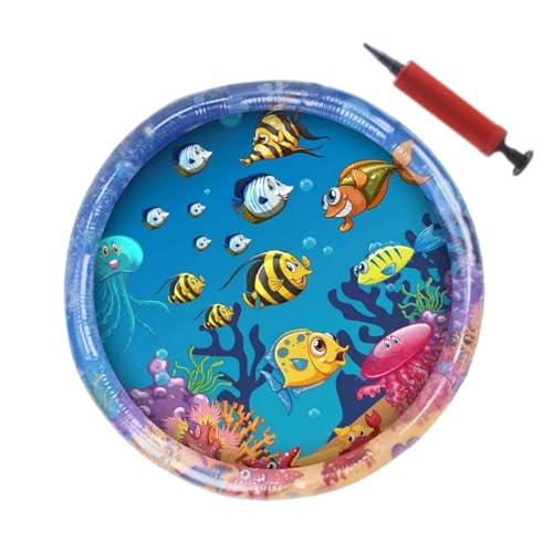 Huyeruie Sensor-Wasser-Spielmatte – verdickte Wassersensor-Matte | Kühlwasser-Sensormatte für Katzen | Katzenaktivitätsmatte für Katzenunterhaltung | Meeresfisch-Themenmatte für Katzen | Haustierspiel Huyeruie Sensor-Wasser-Spielmatte – verdickte Wassersensor-Matte | Kühlwasser-Sensormatte für Katzen | Katzenaktivitätsmatte für Katzenunterhaltung | Meeresfisch-Themenmatte für Katzen | Haustierspiel von Huyeruie