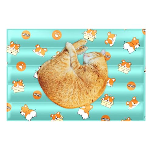 Huyeruie Waschbare Kühlmatte für Hunde – waschbare Sommer-Kühlmatte, Sommer-Pad, Eismatte, Kühldecke, Kissen, Sommerkühlung, Katzen- und Hundekissen, waschbare Sommer-Kühlmatte Huyeruie Waschbare Kühlmatte für Hunde – waschbare Sommer-Kühlmatte, Sommer-Pad, Eismatte, Kühldecke, Kissen, Sommerkühlung, Katzen- und Hundekissen, waschbare Sommer-Kühlmatte von Huyeruie