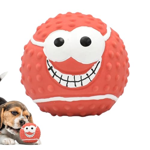 Quietschender Hundeball – Hundespielzeug, Zahnreinigung, Welpe, schwimmfähiges Hundespielzeug, Latex-Hüpfball für Welpen, interaktives Spielzeug zum Beißen, Kauspielzeug für Welpen, kleine Haustiere Quietschender Hundeball – Hundespielzeug, Zahnreinigung, Welpe, schwimmfähiges Hundespielzeug, Latex-Hüpfball für Welpen, interaktives Spielzeug zum Beißen, Kauspielzeug für Welpen, kleine Haustiere von Huyeruie