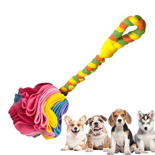 Schnüffelball für Hunde, interaktives Schnüffelball-Spielzeug, weicher Leckerli-Ballspender, weiches Hunde-Puzzle-Spielzeug, Gehirnstimulierendes Spielzeug, Puzzle-Futterspender für Bewegung und Schnüffelball für Hunde, interaktives Schnüffelball-Spielzeug, weicher Leckerli-Ballspender, weiches Hunde-Puzzle-Spielzeug, Gehirnstimulierendes Spielzeug, Puzzle-Futterspender für Bewegung und von Huyeruie
