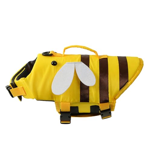 Wasserdichte Schwimmweste für Hunde mit Griff, verstellbarer, modischer Hunde-Badeanzug mit Schnellverschluss-Schnalle, passend für die meisten Hunde Wasserdichte Schwimmweste für Hunde mit Griff, verstellbarer, modischer Hunde-Badeanzug mit Schnellverschluss-Schnalle, passend für die meisten Hunde von Huyeruie
