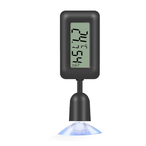Hxhsgmeh Mini Thermometer Indoor mit Saugnapf für Terrarien Reptilienzubehör für Humidor, Thermostat Reptilienbehälter Hxhsgmeh Mini Thermometer Indoor mit Saugnapf für Terrarien Reptilienzubehör für Humidor, Thermostat Reptilienbehälter von Hxhsgmeh