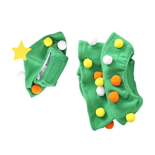 Hxyxbnhno Haustierkostüm Weihnachtsbaum Tier Cosplay Kleid Cosplay Zubehör Haustier Cosplay Supplies 3D Weihnachtsbaum von Hxyxbnhno