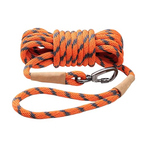 Hxyxbnhno Verlängerte Hundeleine für Outdoor-Erkundung, Nopull, langes Nylon-Seil für große Rassen, Hundetraining, Spazierausrüstung von Hxyxbnhno