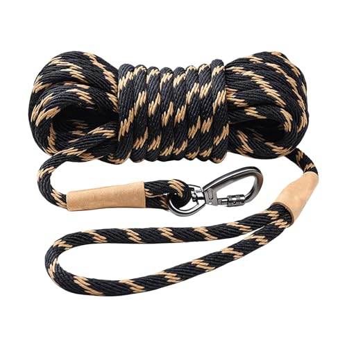 Hxyxbnhno Verlängerte Hundeleine für Outdoor-Erkundung, Nopull, langes Nylon-Seil für große Rassen, Hundetraining, Spazierausrüstung von Hxyxbnhno