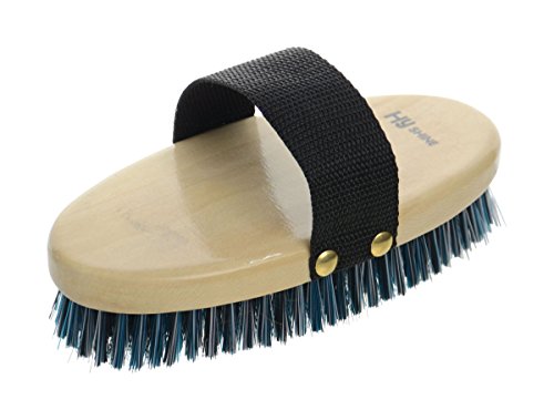 hyshine Natural Holz Body Brush 19,5 x 9,2 cm Blaugrün/Schwarz/Weiß 10918 von HySHINE